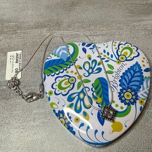 NWT Brighton Twinkle Square Pendant Necklace